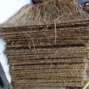 Wholesale Natural Thatch Roof Tiles, Thickened Thatch for Roof Thatch, Real Grass, Pure Grass Woven Thatch Tiles, Handmade Woven Reed