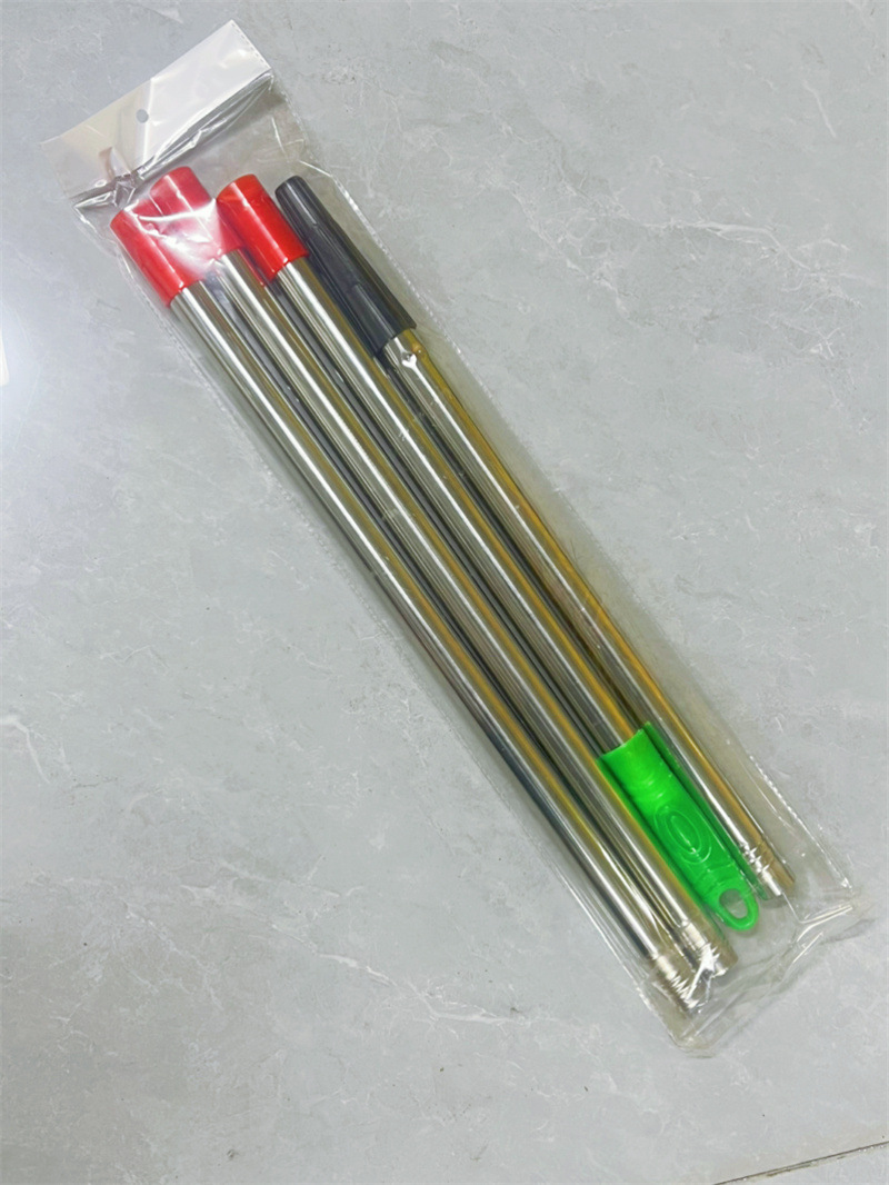 Rodillos de pintura de acero inoxidable varilla telescópica herramienta de pintura alargada varilla telescópica gruesa varilla de conexión alargada