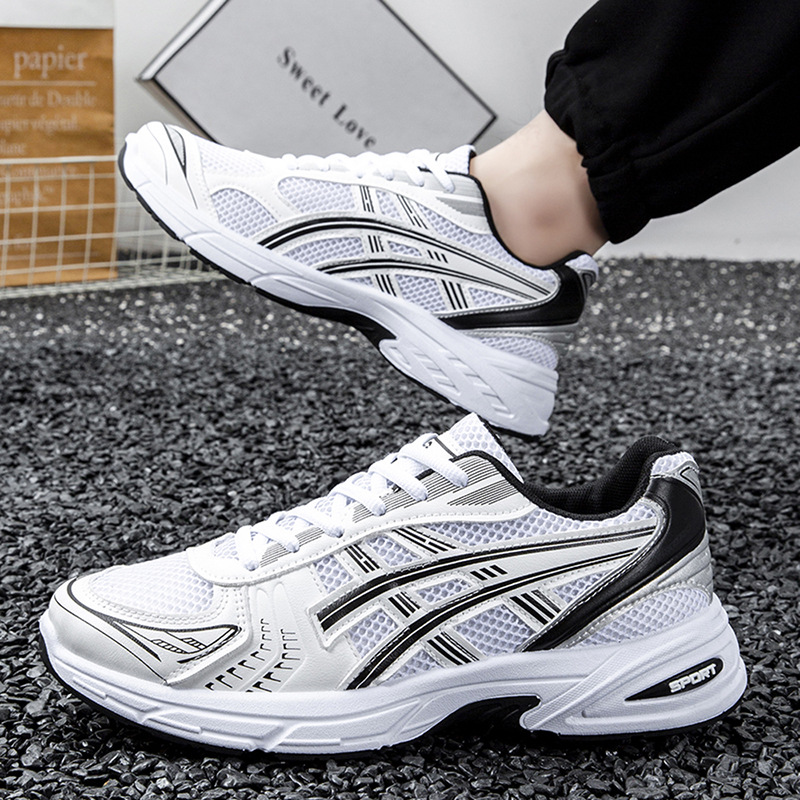 Lightweight breathable comfortable universal running sneakers for men and women made of mesh, simple and elegant design 4