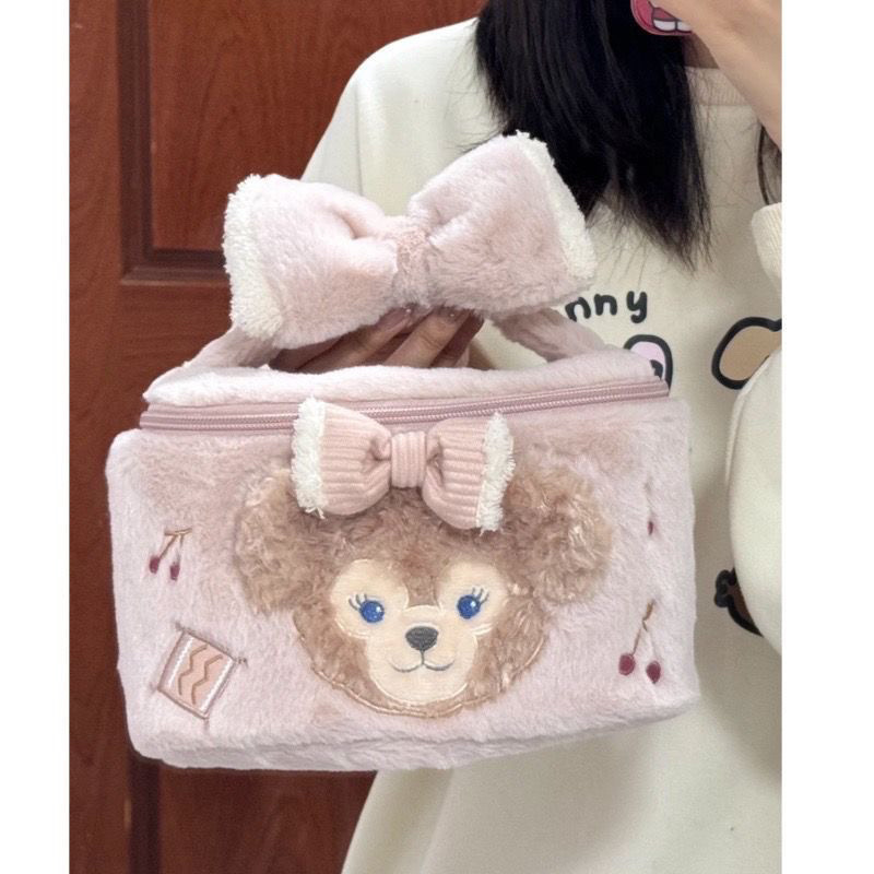 Shirley Mei 化粧品バッグ ハンドバッグ コンパクト スモール ストレージ バッグ ぬいぐるみ かわいい 漫画 便利なトラベルバッグ 布|undefined