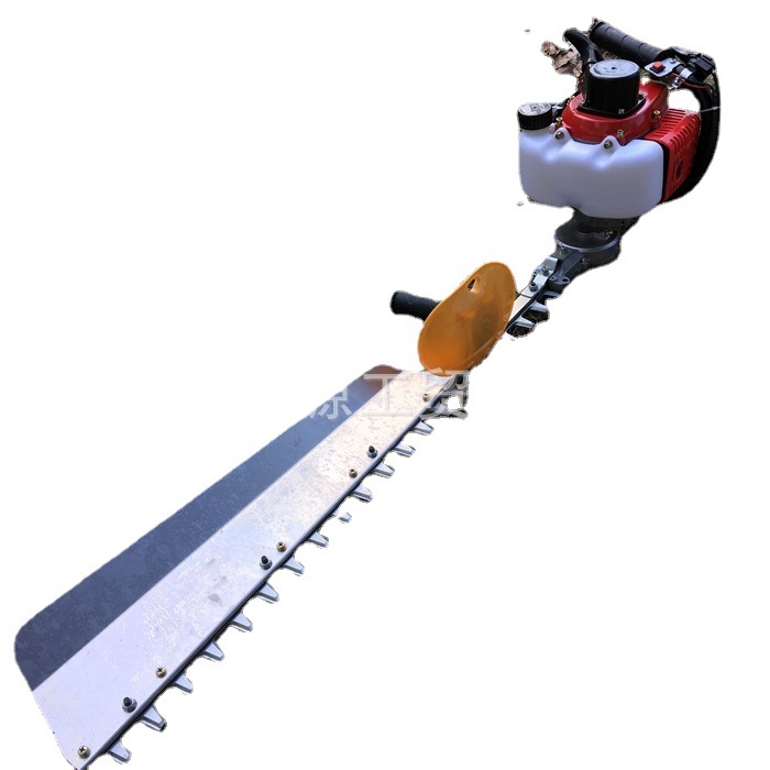 红色单刃灌木修建机供应，园艺灌木修理，单刀绿篱机，厂家直供