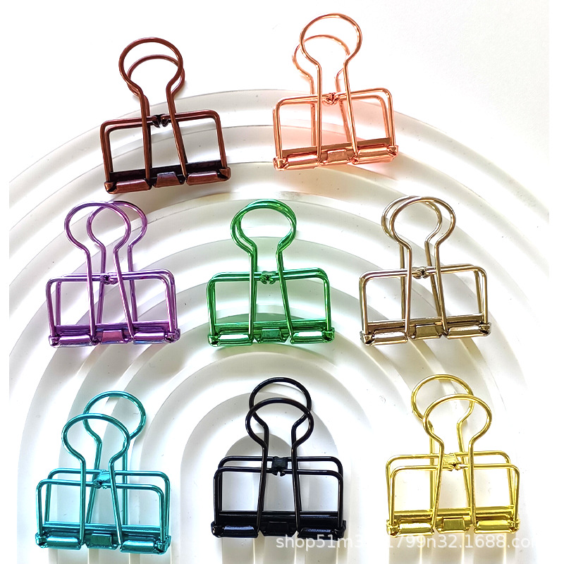 Office clip creative clip cartoon long tail clip shaped clip office supplies clip metal folder hollow clip