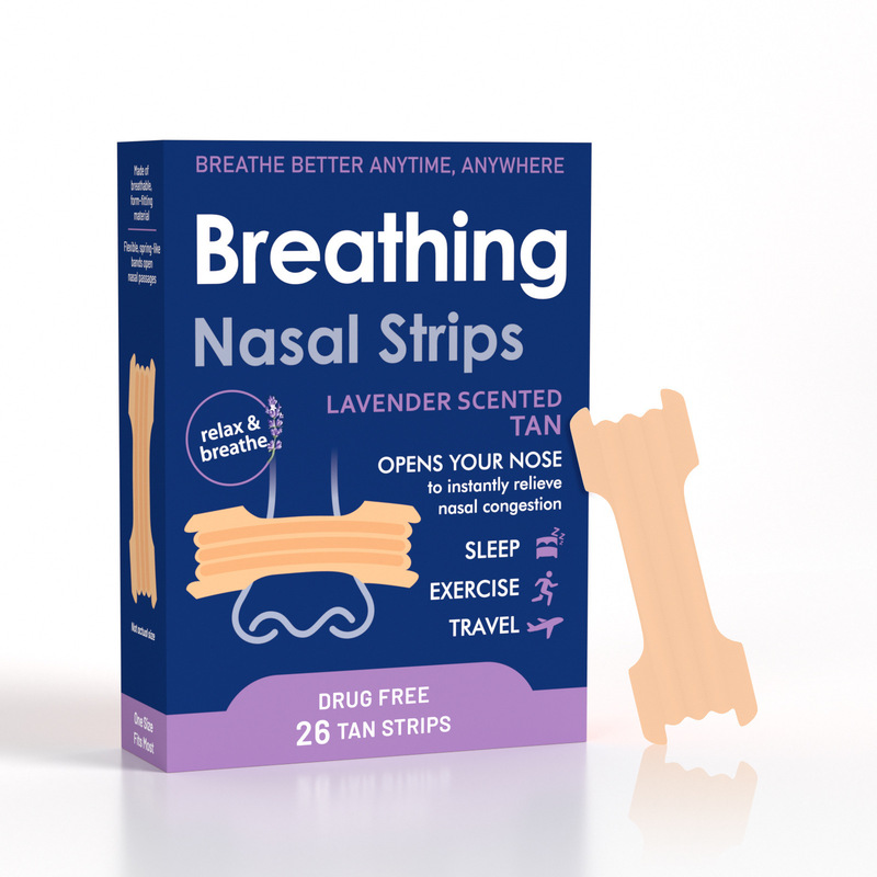 跨境Nasal Strips止鼾贴闭嘴贴加强粘性通气鼻贴护理多规格套装|undefined