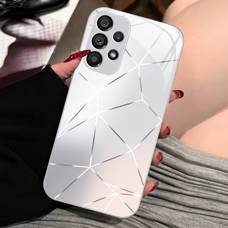 Aurora Star for Samsung S24 Mobile Phone Case S8 Advanced S9 Liquid 10 Creative S20 Luxury FE All-inclusive Drop-proof