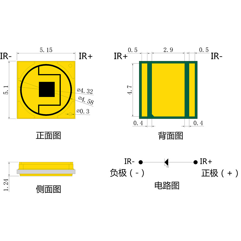5050�������940nm1064nm����ɨ���״��Դ���ʼ���VCSEL����