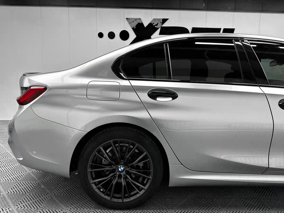 Bmw 3/5 Series I3 Window Trim Strips Ix3X1 Body Trim Car Door Frame Window Trim Blackened Modification Glossy Black