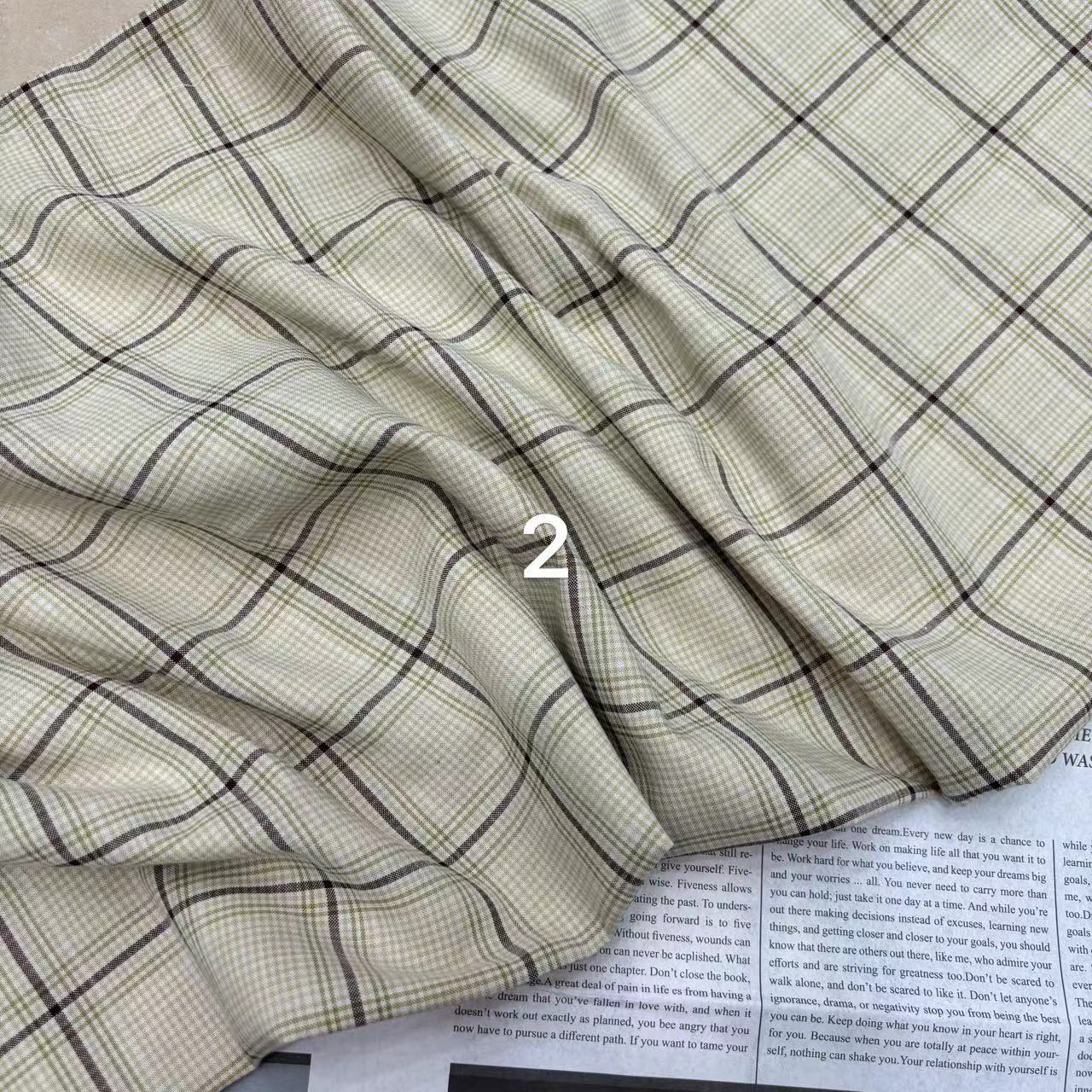 春夏女装衬衫套装jk百褶裙服装面料童装布抱枕桌布娃娃衣服装面料