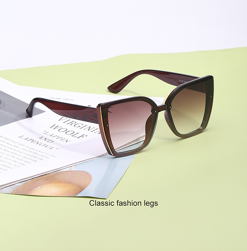 65g Weight Travel Occasion Women'S Gender Fashion, Simple Style Style Grey, Purple, Blue Color Fashion Simple Style Women's Sunglasses 2