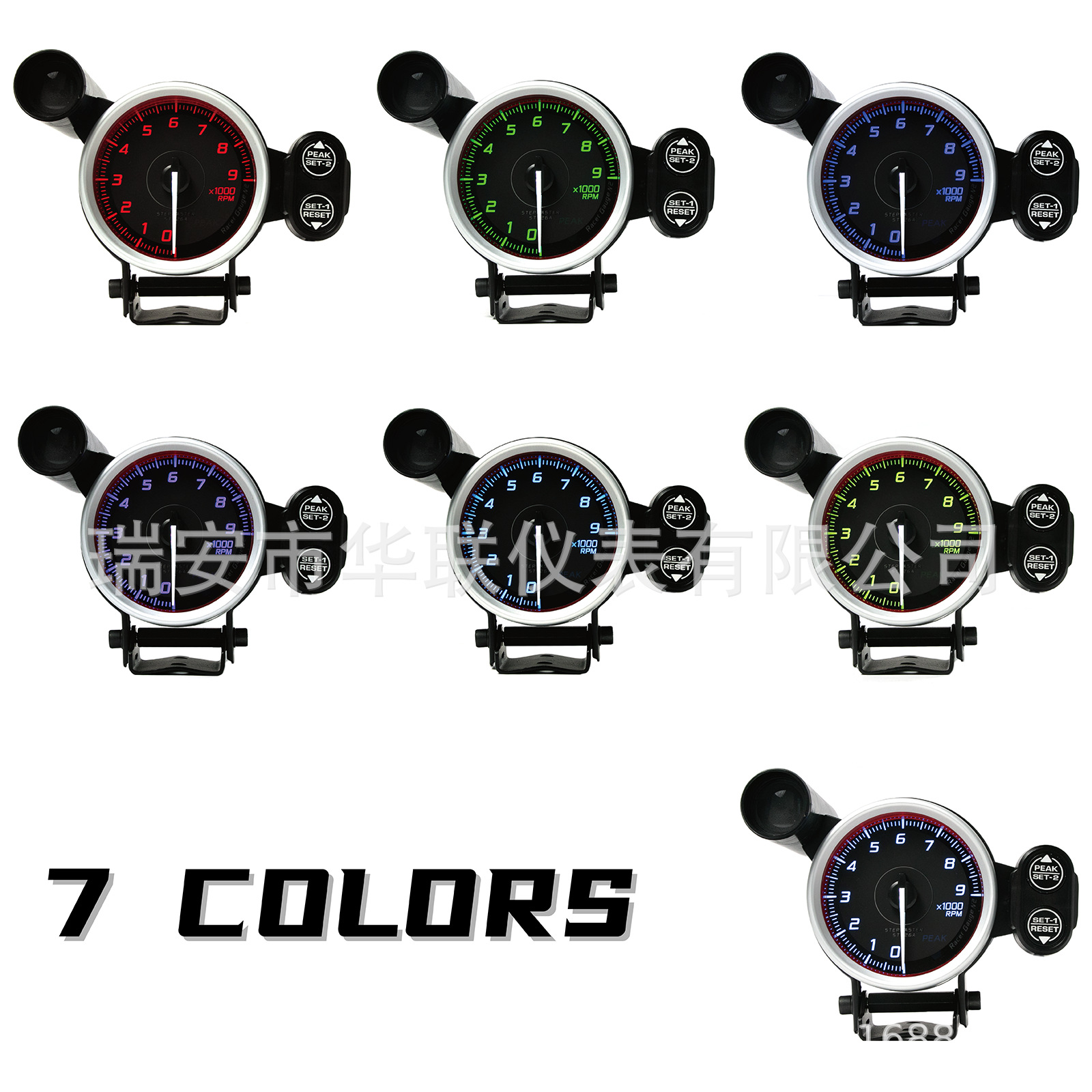 N2 Tachometer Car Racing Modified Instrument 80mm 3.75inch 0-9000Rpm 11000 Rpm