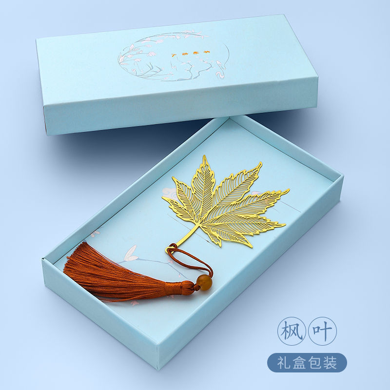 金属书签古典中国风黄铜团扇金莲花创意学生用文艺毕业礼物送老师|undefined