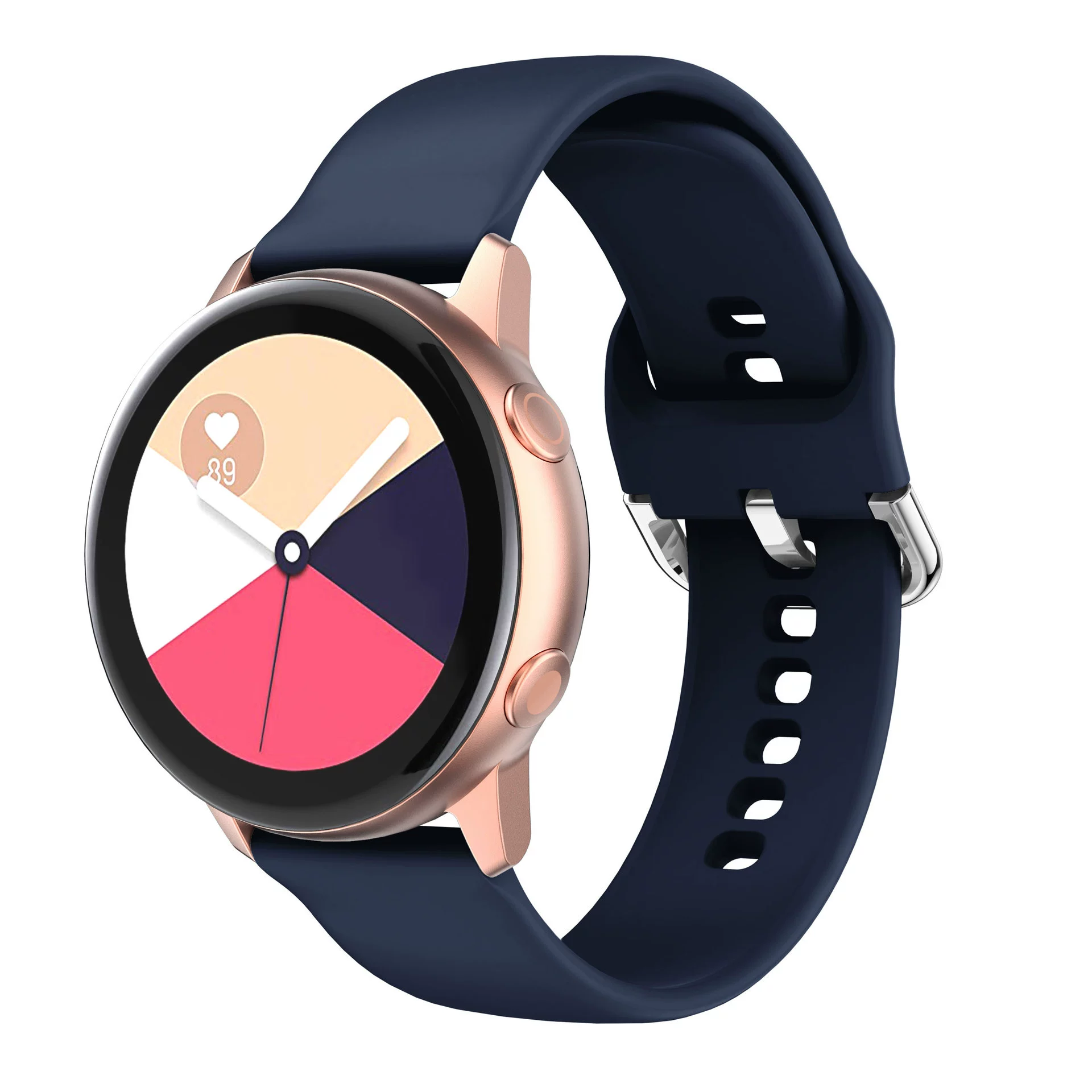 [Подходит для Samsung Galaxy Active2 силиконовый браслет Huawei Watch GT часовые браслеты 2022 мм размер]