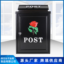 厂家直销欧式英式民宿别墅信箱室外户防雨壁挂箱邮筒田园创意报箱