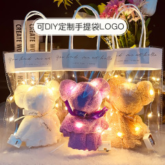 サンゴの毛の創意のタオルの熊のお土産の結婚の誕生日の祝日のイベントのビジネスの卒業の小さい贈り物の卸売り