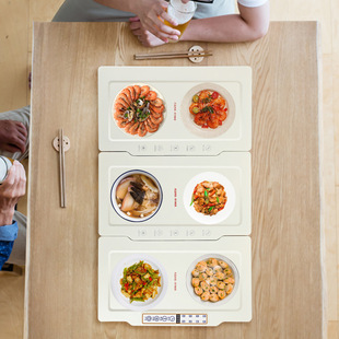 Warm Chopping Board Portable Kitchen Hot Dish Multifunctional Food Insulation Board Household Foldableing Warm Dish Mat