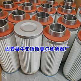 304不锈钢除尘滤芯 防静电覆膜滤筒 锂电碳粉石墨上料机专用