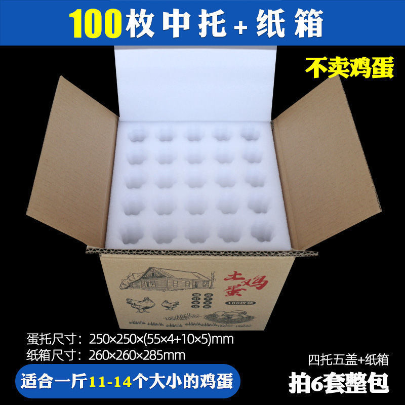 真珠綿の卵の箱の中の卵の箱の速達の転倒防止の泡は土の卵を郵送して箱を包装します。|undefined