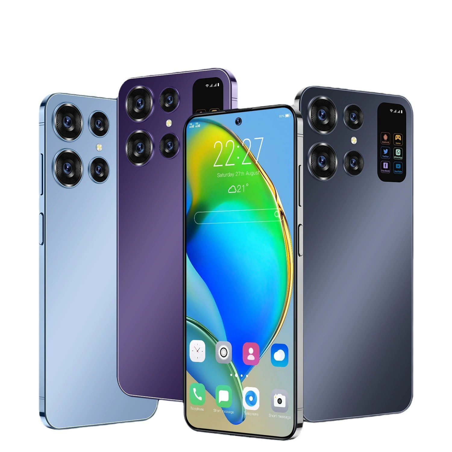 Смартфон S24 Ultra Global Edition, 7,0" большой экран, 16ГБ+1ТБ, аккумулятор 7000 мАч