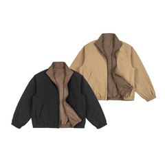 RUIIENRS x SKCS STUDIO 2025 秋季新款双面穿宽松立领外套1246QJ