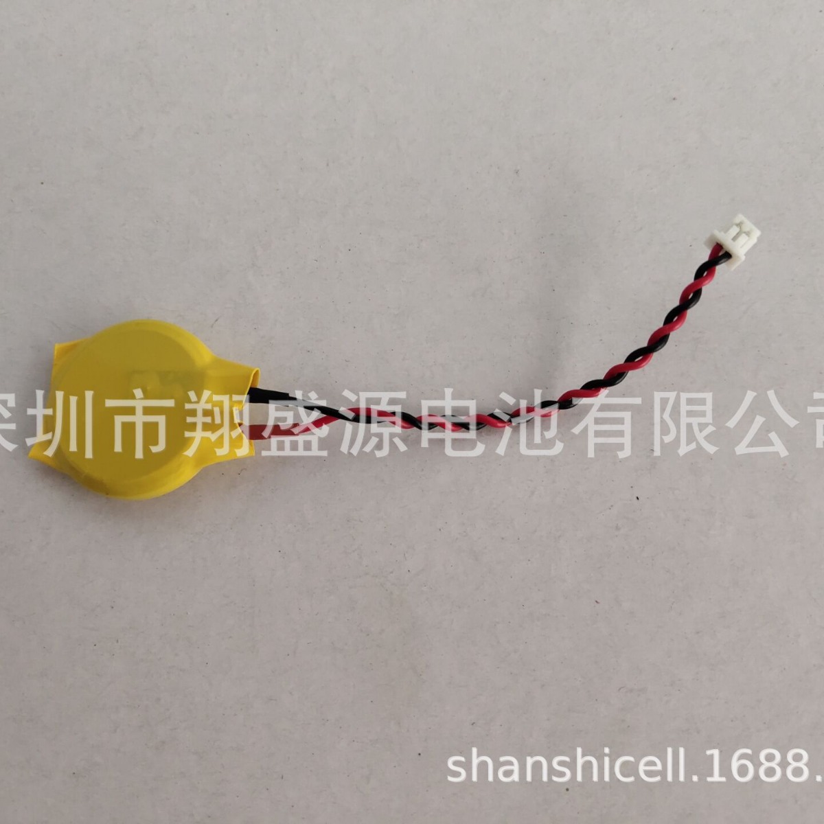 现货CR2032带线=COMS主板电池线长10cm带线3V锂电池 纽扣电池