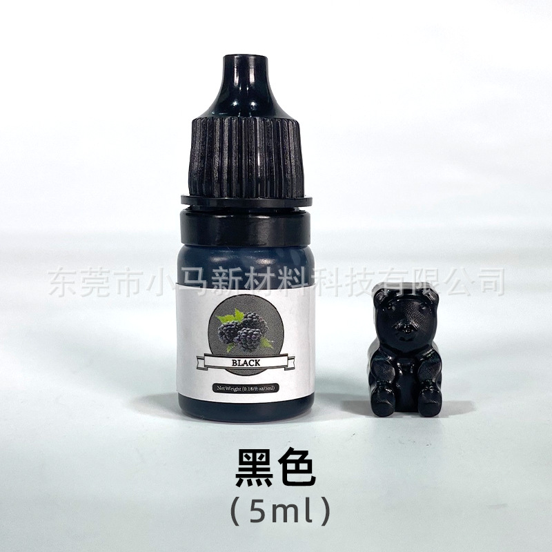 Pigmento Líquido para Resina Epoxi 24 Colores 5ml para Colorear Artesanías y Pegamento UV
