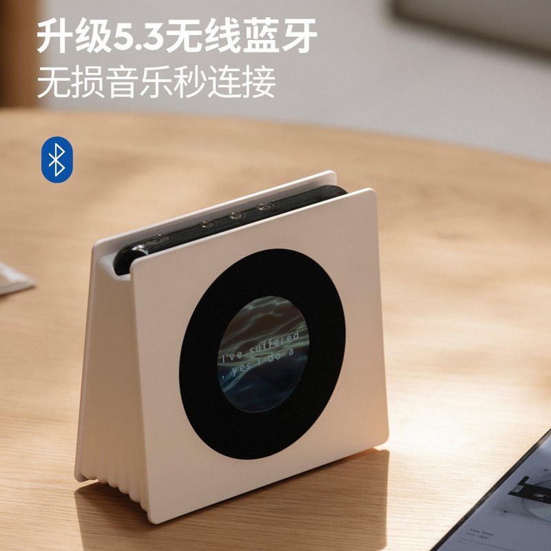 国境を越えたレトロな聴海白騒音スピーカーレコード機投影雰囲気ランププレゼント|undefined