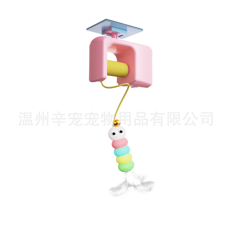 厂家现货电动宠物玩具挂门悠悠球解闷自嗨智能电动逗猫棒猫玩具|undefined