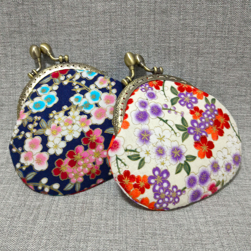 Fabric Coin Purse Sakura Gold Stamping Chinese Style Gold Bag Coin Small Object Storage Bag Earphone Bag Travel Commemorative Fabric Coin Purse Sakura Gold Stamping Chinese Style Gold Bag Coin Small Object Storage Bag Earphone Bag Travel Commemorative