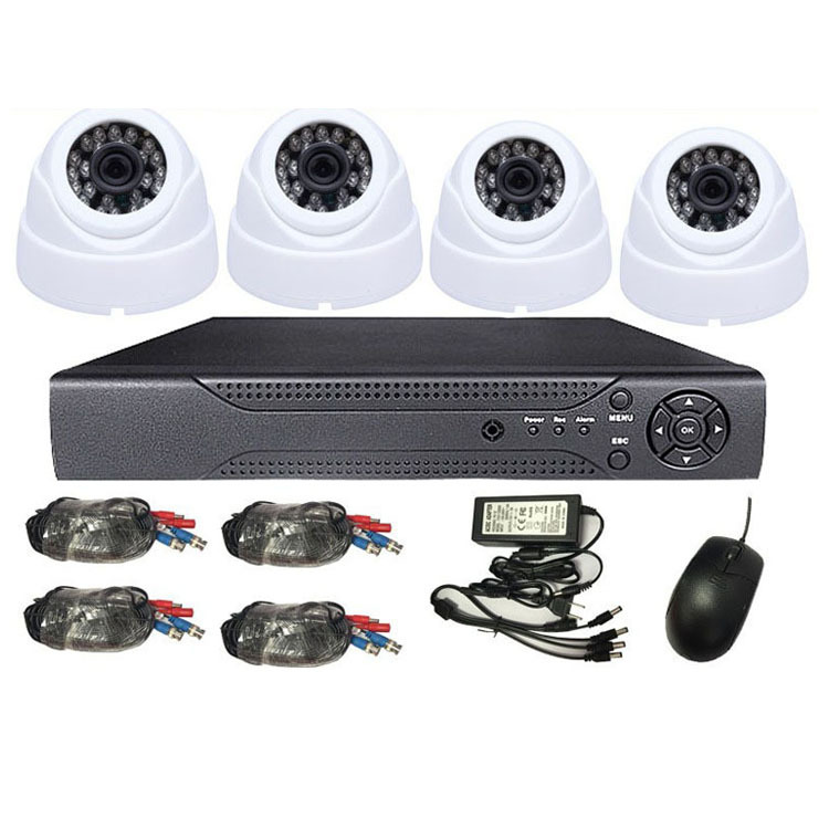 Kit de monitoreo AHD Kit de monitoreo de 4 vías ahd Kit hemisférico de seguridad Equipo de monitoreo Kit de seguridad