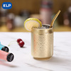 KLP Stainless steel Mug Metal Coke Cup Cans Mule thickening originality glass Cocktail glass