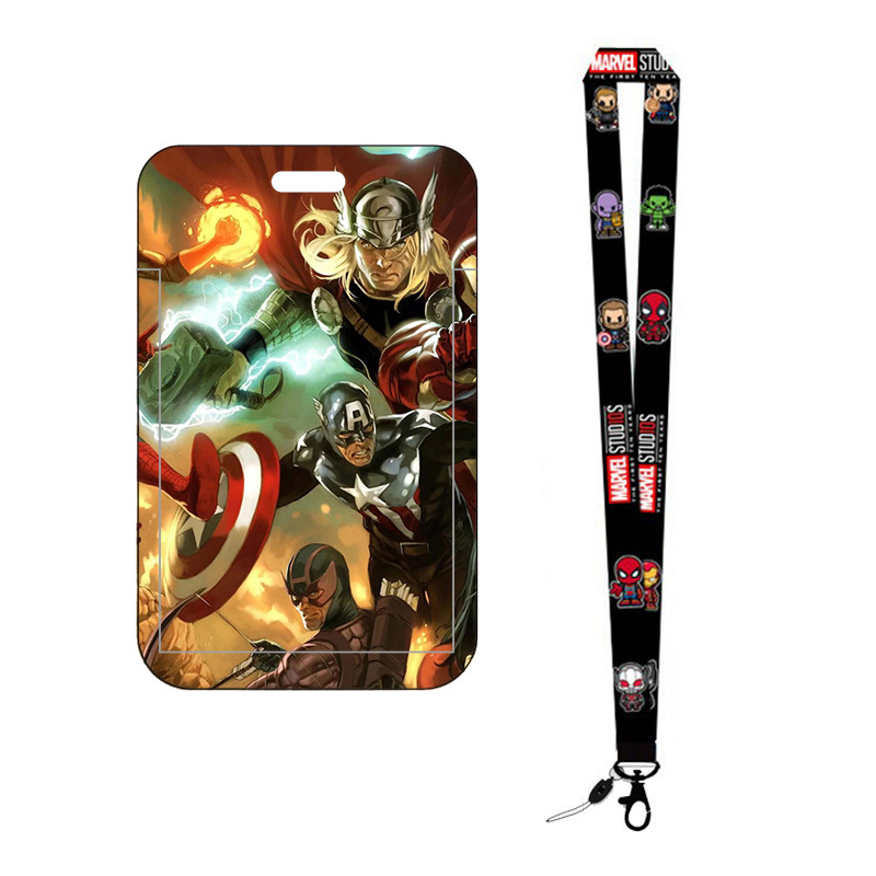 Creativo serie Marvel tarjeta Tarjeta de dibujos animados tarjeta del campus estudiante acceso control Metro Bus tarjeta titular puede ser ordenado
