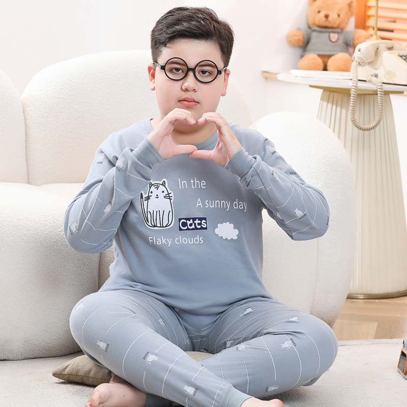 太った子供の秋の服の秋のズボンのスーツは太っています。|undefined