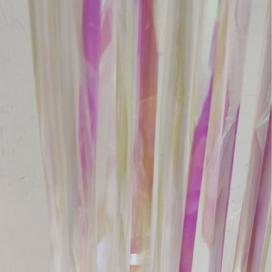 METALLIC YARN金银金属闪光丝线彩色铝箔纸裁切锯齿状彩丝带