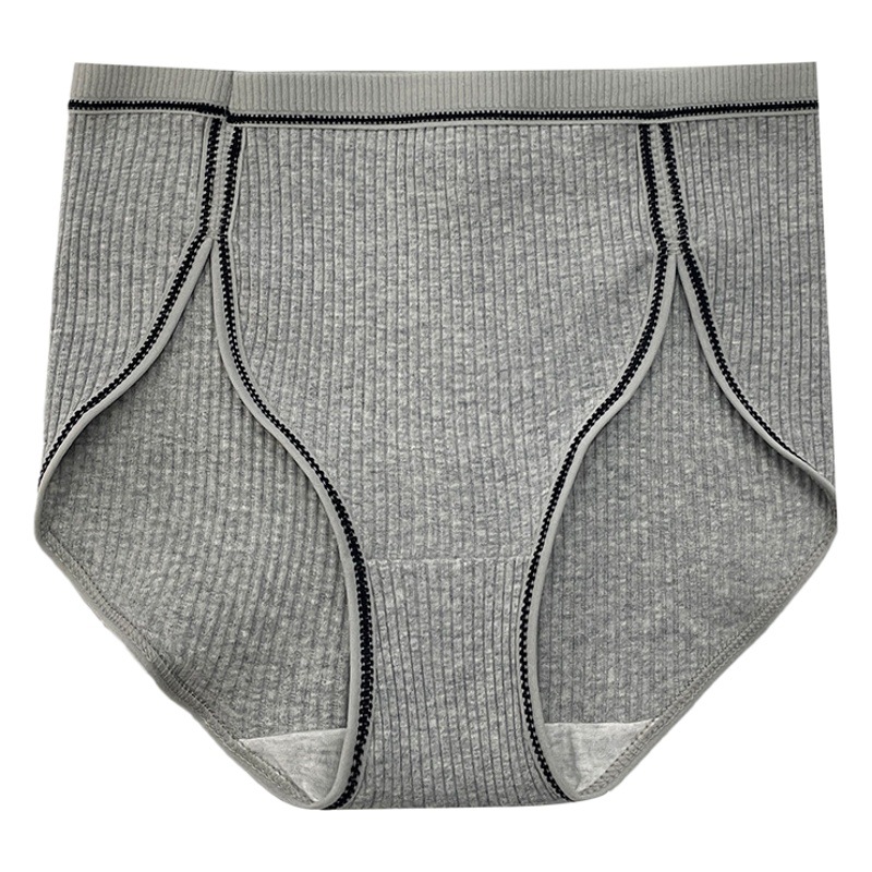 High Waist Underwear Women's Pure Cotton New Arrival Seamless Student Korean Style Girly Sexy Large Size Belly-lifting Hip Triangle Underpants