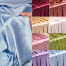 醋酸缎布料丝仿丝绸面料绸缎缎面里布内衬连衣裙服装睡衣丝滑