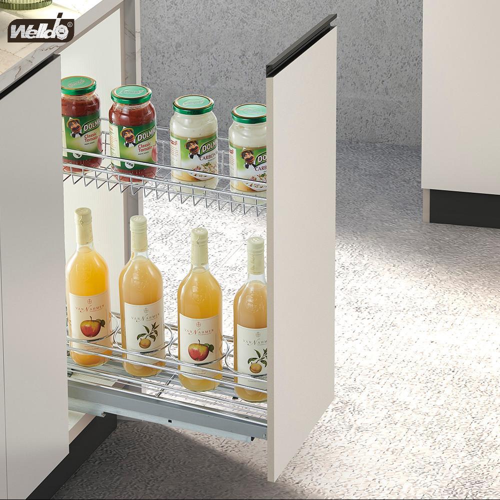 Welldo纬东 厨房地柜2层抽屉式拉篮橱柜抽屉式2层收纳拉篮