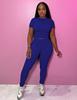 Women Two Piece Outfits Workout Sets Ribbed Casual Jogging|ms