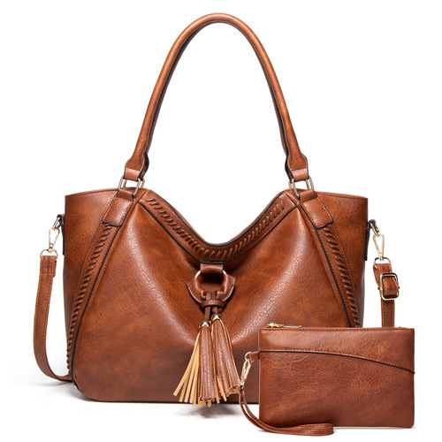 purse new soft surface fashion women's bag European and American style handbag retro shoulder crossbody bag factory bag wholesale