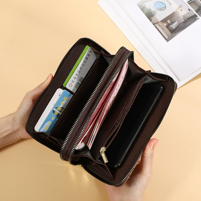 Длинный кошелек на молнии, модная небольшая clutch