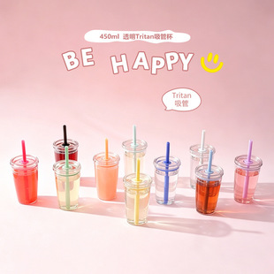 �S��ֱ�N֧�ּӹ�����16oz�Ό�͸�����ܱ� �ǹ���ɫ�����̲�ˮ��