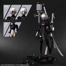 现货PLAY ARTS PA改尼尔机械纪元2B 可动手办模型礼物摆件