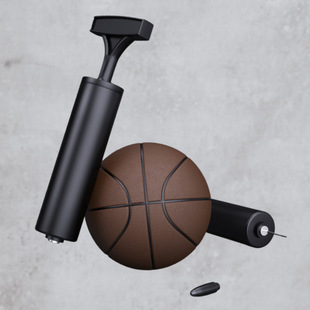 Невидимый воздушный шар, плавательный круг, маленький портативный футбольный волейбольный баскетбольный воздушный насос, оптовые продажи
