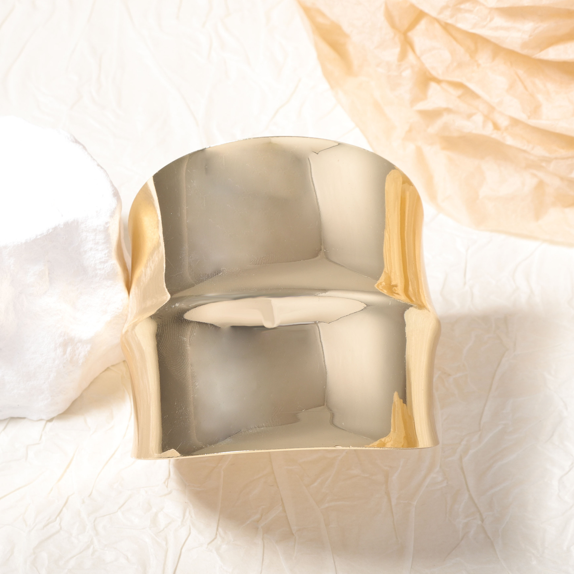 Estilo Vintage Estilo Clásico Irregular Color Sólido Metal Brazaletes Venta Al Por Mayor display picture 3