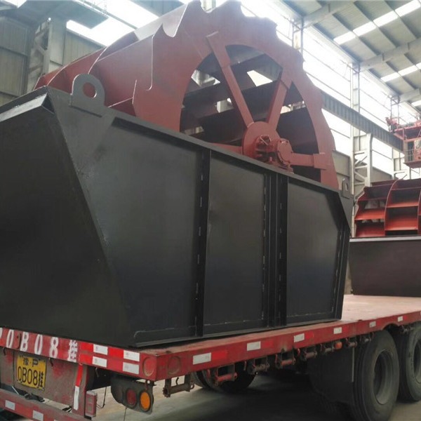 产地货源洗净度高黄沙轮斗洗沙机 加厚叶板洗砂机