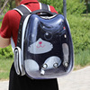 Space breathable backpack to go out, handheld bag