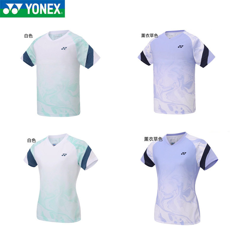 尤尼克斯羽毛球服yy男女上衣短袖T恤运动服1103225BCR/2103225BCR