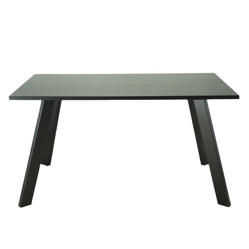 Mesa de comedor de madera sólida de Wal-Mart, mesa de comedor de madera de lujo ligero y de alta calidad, mesa de MDF rectangular nórdica image 6