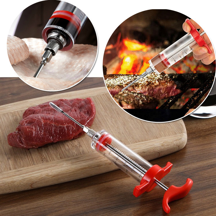 焼き汁注射器調味料注射器七面鳥針ハロゲン汁焼き味調味料注射器針牛ステーキ焼肉|undefined