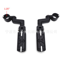 越野摩托车改装脚蹬 一对 铝合金刹车防滑通用脚踏板 32MM