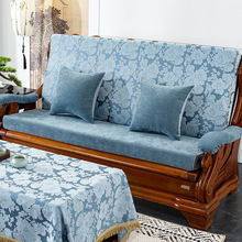 老式实木质沙发坐垫带靠背加厚防滑春秋联邦椅红木沙发海绵垫子