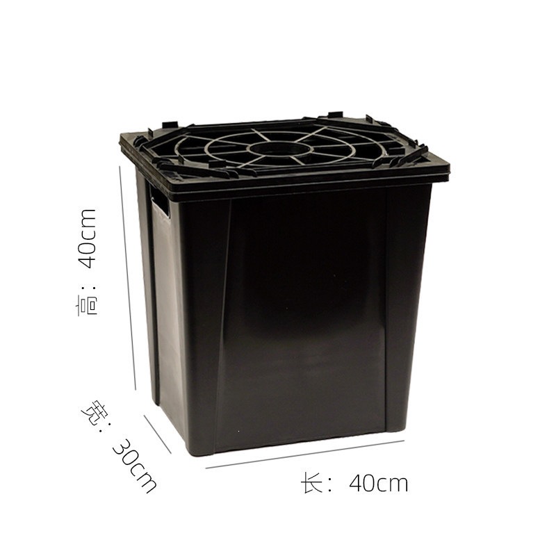 Florero Rectangular de Plástico Resistente a Caídas para Sala de Estar y Flores Secas image 14